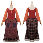 Kinder Hocus Pocus 2 Cosplay Mary Sanderson Kostüm Halloween Karneval Kleid